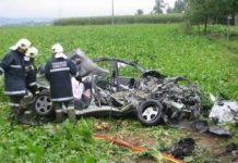 Tödlicher Verkehrsunfall auf der B 309
